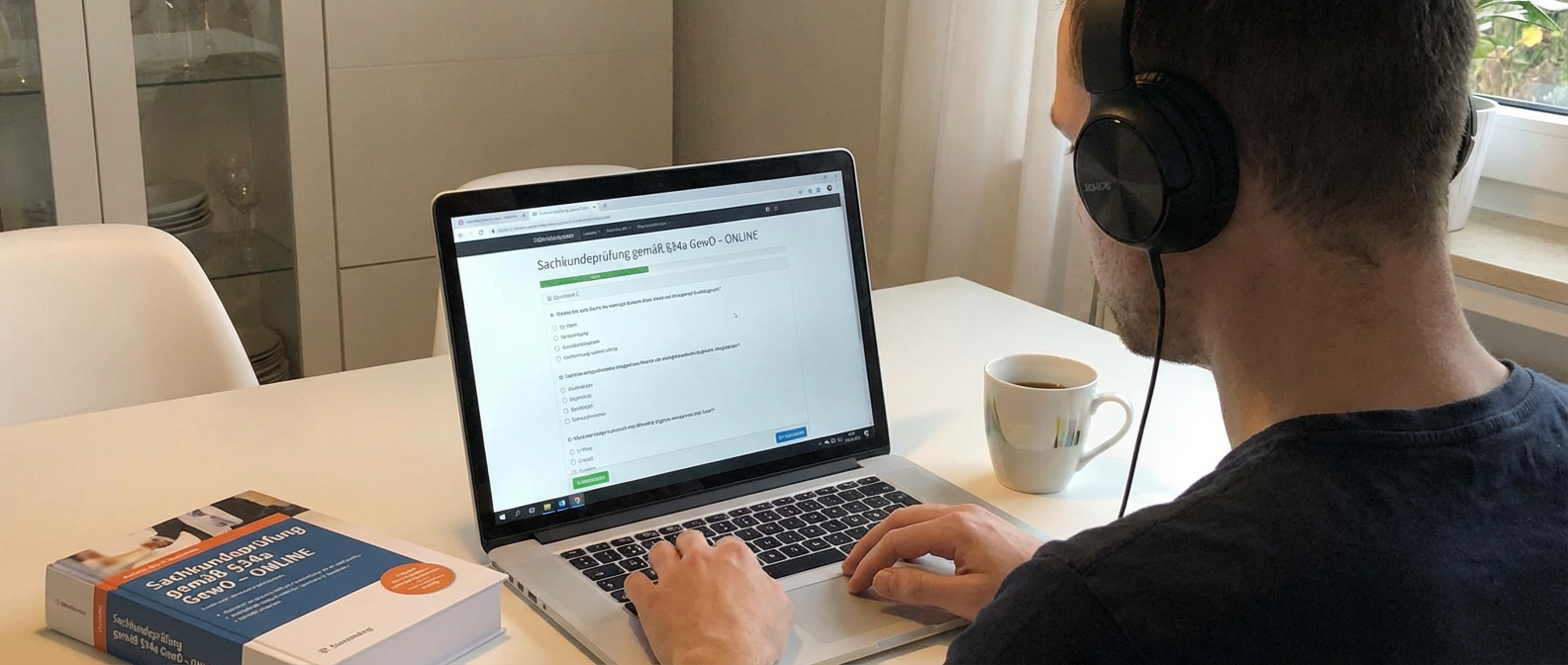 Sachkundeprüfung gemäß §34a GewO – ONLINE